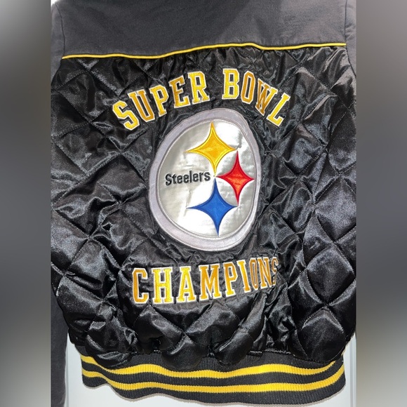 Vintage Pittsburgh Steelers Super Bowl Champions women’s varsity jacket - Picture 6 of 6